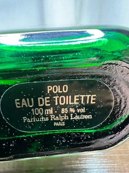 Ralph Lauren Polo Green. 100 ml edt  Vintage luxury  edition 1978 wooden box. Rare, best.
