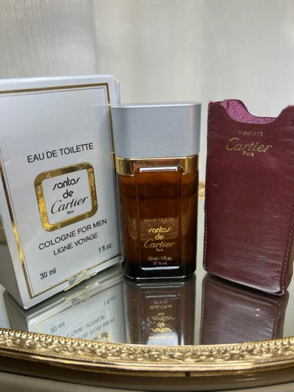 Cartier Santos de Cartier edt 30 ml. Raro, vintage 1981. Flacone sigillato