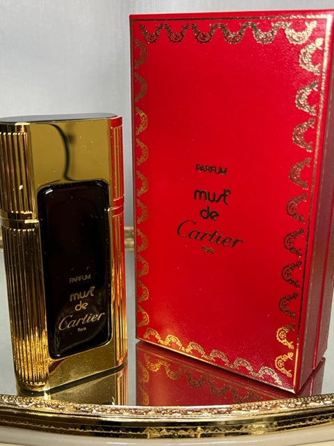 Must de Cartier pure parfum 30 ml. Vintage 1981. Sealed bottle