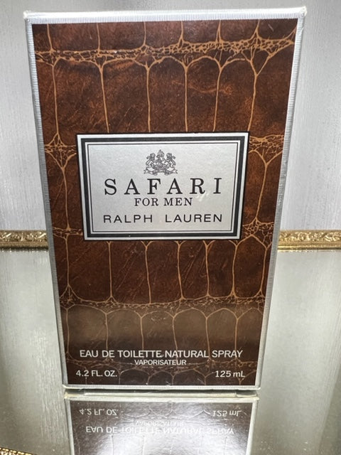 Safari For Men Ralph Lauren edt 125 ml. Vintage original 1992 edition. Sealed bottle