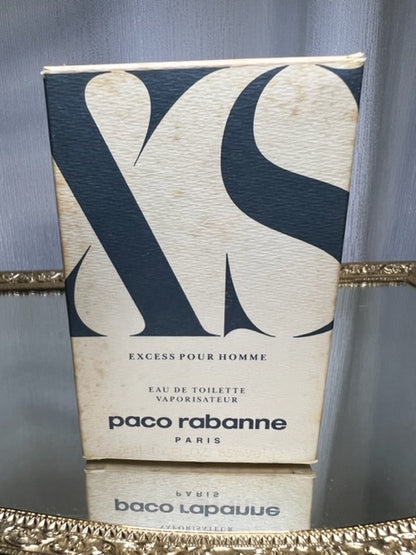 XS Paco Rabanne Eau de toilette 50 ml Raro vintage originale 1994. Flacone sigillato