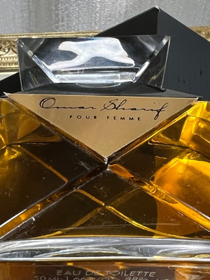 Omar Sherif Pour Femme edt 50 ml. Vintage 1990. Sealed bottle