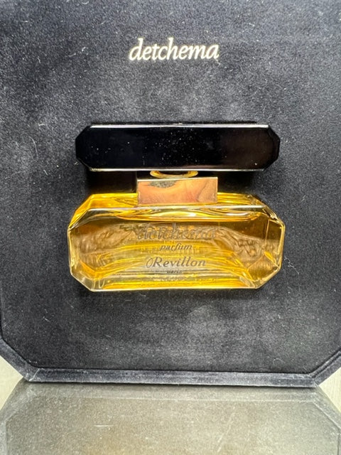 Detchema Revillon extrait 15 ml. Vintage 1980, limited edition. Velvet case.