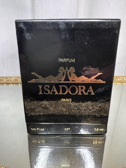 Isadora Isadora pure parfum 7,5 ml. Vintage. Crystal bottle. Sealed bottle.
