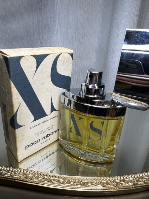 XS Paco Rabanne Eau de toilette 50 ml Raro vintage originale 1994. Flacone sigillato
