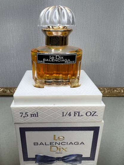 Le Dix Balenciaga pure parfum 7,5 ml. Vintage 1970. Sealed bottle