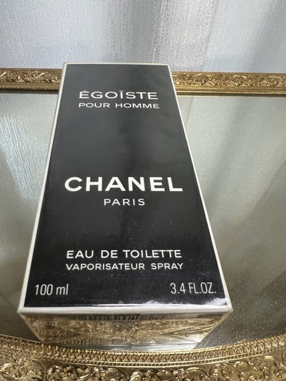 Chanel Egoiste edt 100 ml. Extrêmement rare original 1990. Scellé