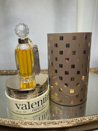 Valentino Valentino pur parfum 15 ml. Vintage 1978. Flacon en cristal scellé