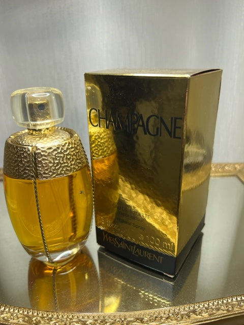 Champagne YSL edt 100 ml. Rare, vintage. Bouteille scellée