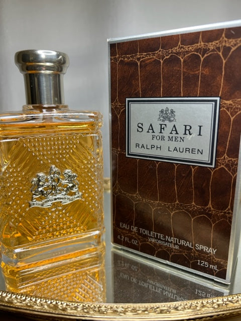 Safari For Men Ralph Lauren edt 125 ml. Vintage original 1992 edition. Sealed bottle