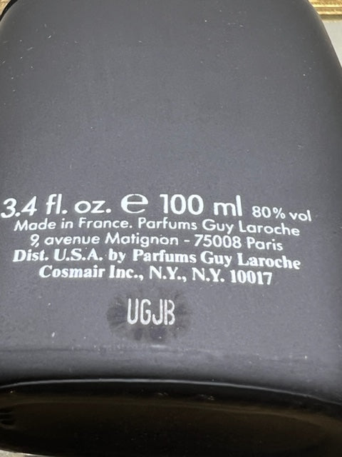 Drakkar Noir Guy Laroche edt 100 ml. Édition originale vintage 1982. Flacon scellé