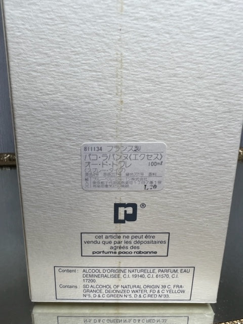 XS Paco Rabanne (1994) edt 100 ml. Rare original 1994 edition