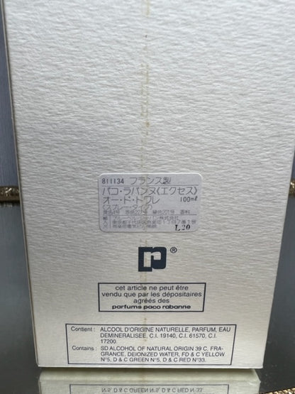 XS Paco Rabanne (1994) edt 100 ml. Rare original 1994 edition