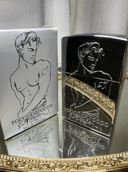 Silver Jeans Homme Roccobarocco edt 30 ml. Vintage 1995. Flacon scellé
