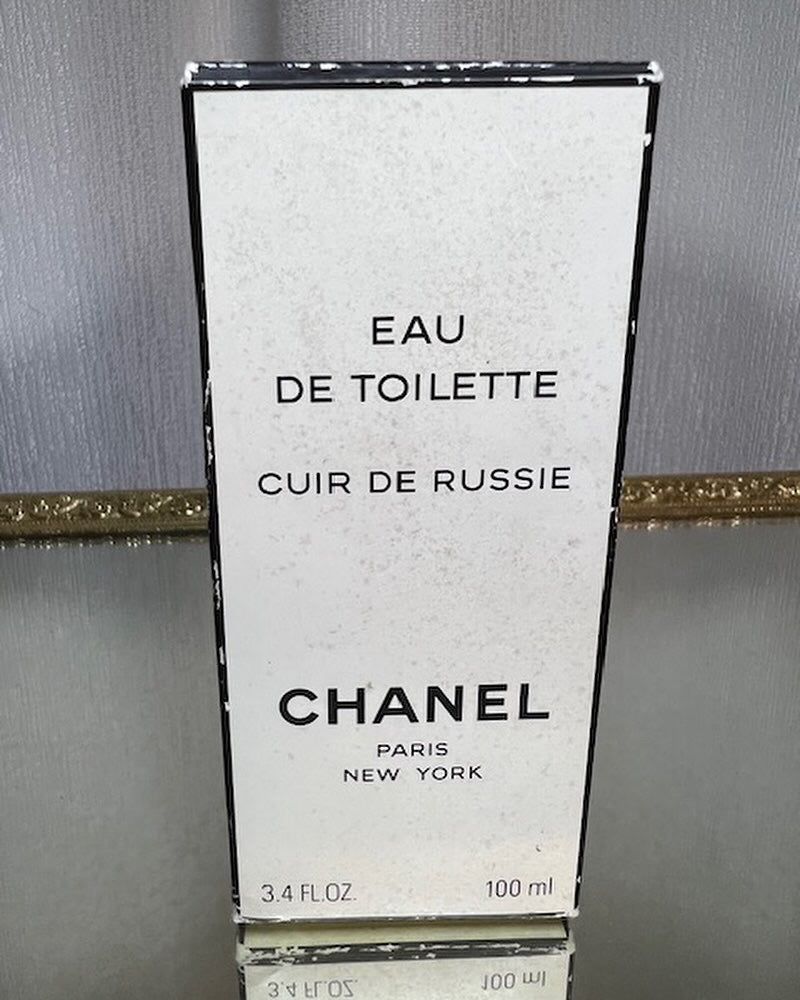 Chanel Cuir de Russie edt 100 ml. Rare, vintage 1980s. Sealed bottle