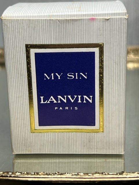 My Sin Lanvin extrait 8 ml. Rare, vintage années 60. Flacon scellé