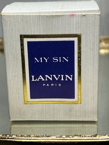 My Sin Lanvin extrait 8 ml. Rare, vintage années 60. Flacon scellé