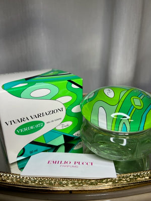 Emilio Pucci Vivara Variazioni Verde  Eau De Toilette 50 ml. Vintage first edition.