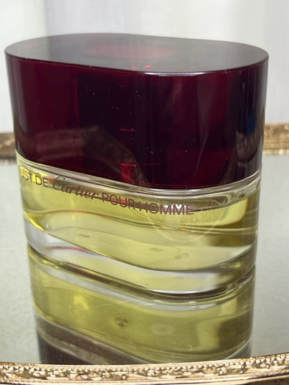Must de Cartier Pour Homme edt 100 ml. Vintage first edition. Box without