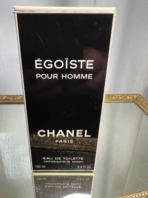Chanel Egoiste edt 100 ml. Rare, vintage 1990. Sealed bottle