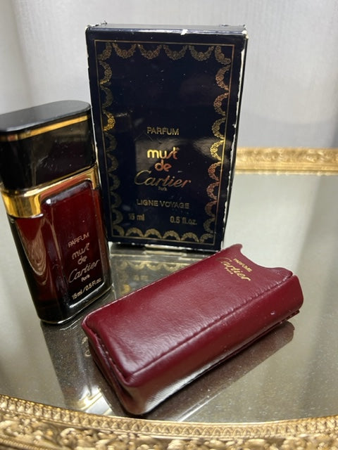 Must de Cartier pure parfum 15 ml. Vintage 1981. Flacone sigillato