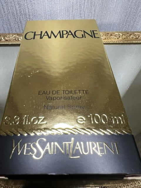 Champagne YSL edt 100 ml. Rare, vintage. Bouteille scellée