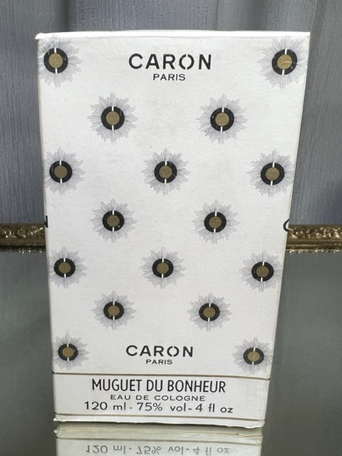 Caron Muguet du Bonheur Eau de Cologne 120 ml Vintage 1970. Flacon scellé
