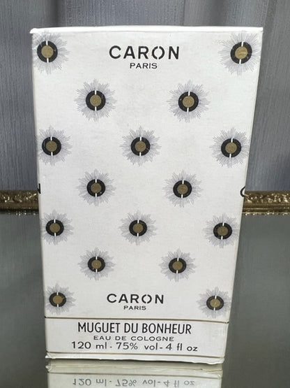 Caron Muguet du Bonheur Eau de Cologne 120 ml Vintage 1970. Flacon scellé