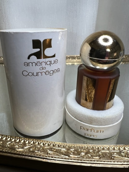 Amérique de Courrèges extrait de parfum 7 ml. Vintage 1974. Flacon scellé