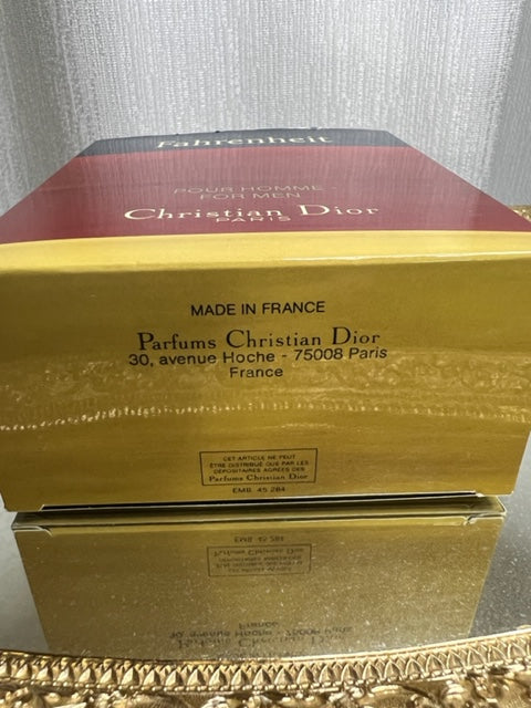 Fahrenheit Dior perfume set edt 50 ml/ après rasage 50 ml. Vintage 1988. Sealed bottles