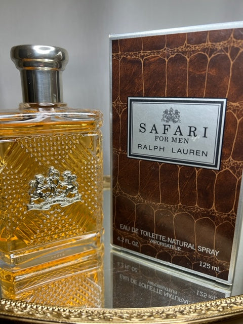 Safari For Men Ralph Lauren edt 125 ml. Vintage original 1992 edition. Sealed bottle