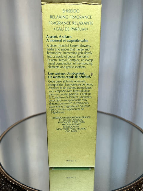 Relaxing Fragrance Shiseido edp 100 ml. Raro, vintage 1997.