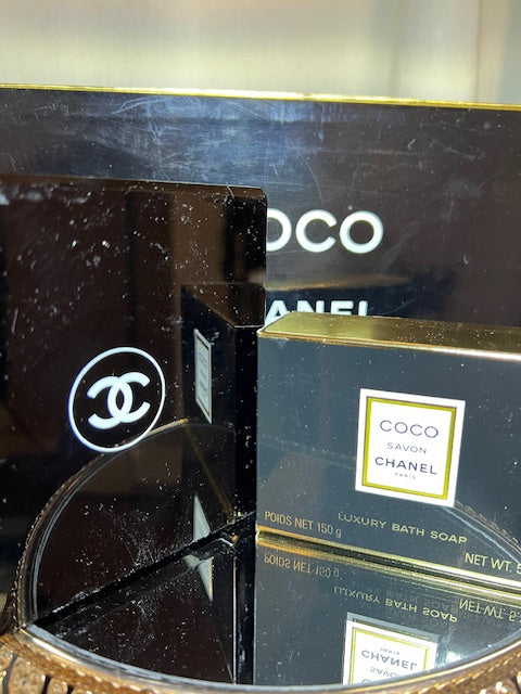Coco parfum Chanel luxury set parfum powder 150 g and parfum savon 150 g Vintage