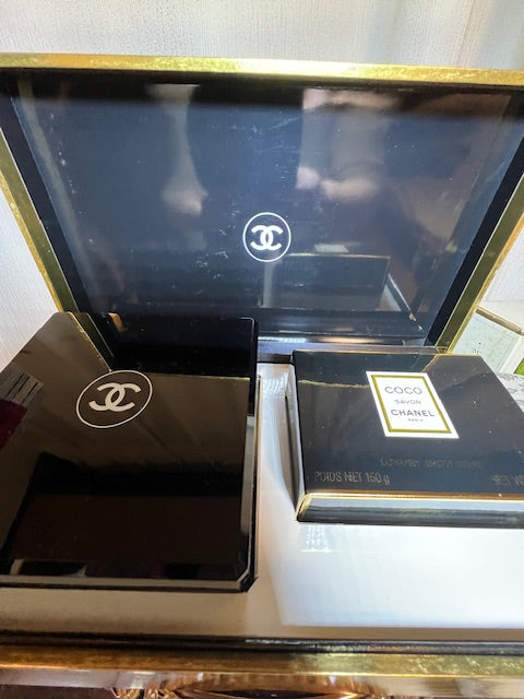 Coco parfum Chanel luxury set parfum powder 150 g and parfum savon 150 g Vintage