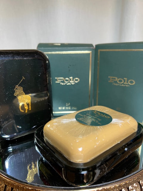 Ralph Lauren Polo green perfume savon 142 g x 2 (set). Vintage 1978. Sealed.