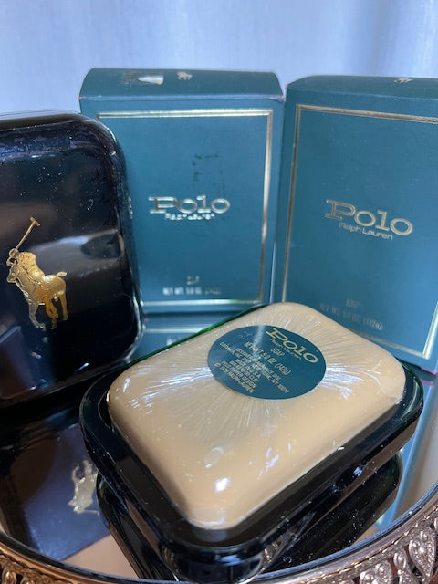 Ralph Lauren Polo green perfume savon 142 g x 2 (set). Vintage 1978. Sealed.