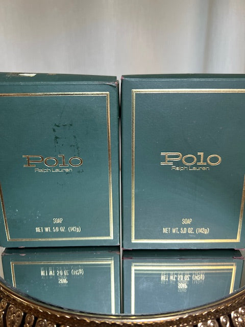 Ralph Lauren Polo green perfume savon 142 g x 2 (set). Vintage 1978. Sealed.