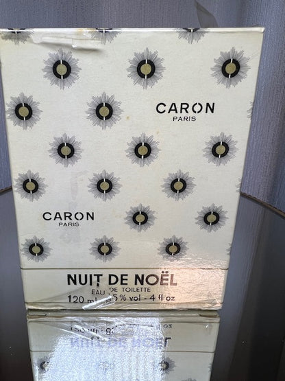 Nuit de Noël Caron edt 120 ml. Rare, vintage années 70. Jamais utilisé/flacon plein, excellent état
