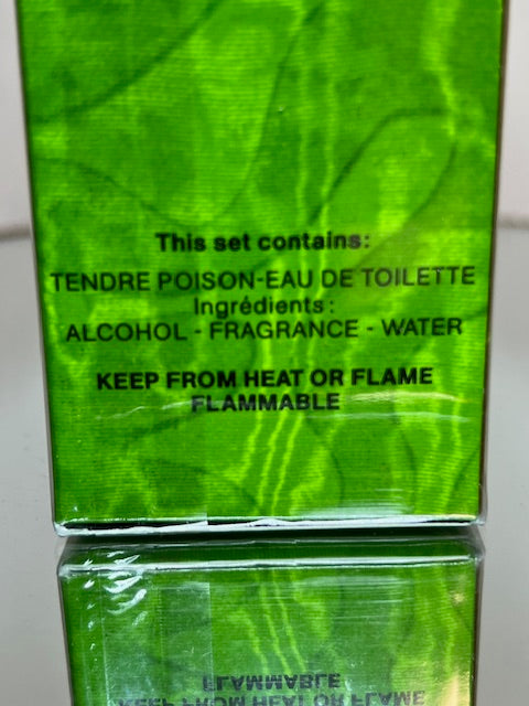 Tendre Poison Dior perfume set 50 ml + edt 5 ml. Rare, vintage 1994. Sealed.