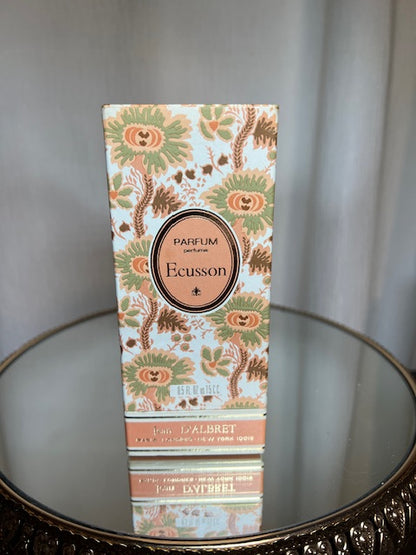 Ecusson Jean d’Albret Extrait 1/2 oz. Vintage 1970s. Sealed bottle.