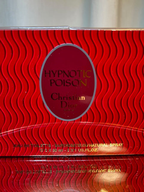 Hypnotic Poison Dior perfume set edt 30 ml x 2 vintage original 1998. Sealed