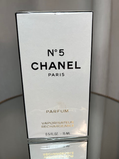 Chanel n° 5 puro profumo 15 ml. Vintage 1990. Sigillato.