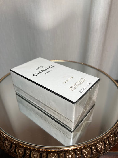 Chanel n° 5 puro profumo 15 ml. Vintage 1990. Sigillato.