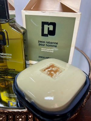 Paco Rabanne Pour Homme set edt 60 ml + perfume savon 100 g sealed.vintage 1973.