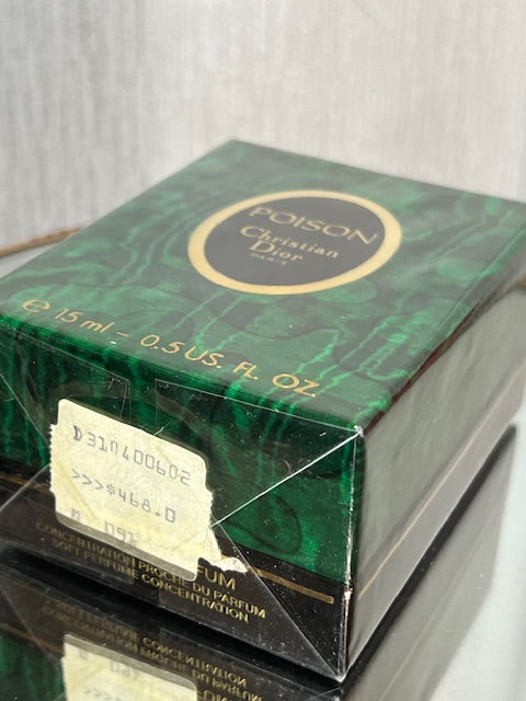 Dior Poison esprit de parfum 15 ml. Vintage 1989. Sealed