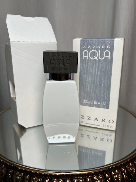 Aqua Cèdre Blanc Azzaro edt 75 ml. Vintage original edition. Full.