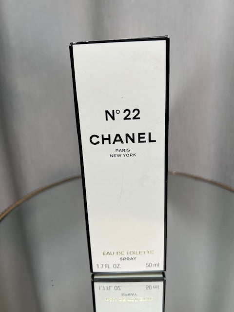 Chanel n. 22 edt 50 ml vintage 1990. Pieno/mai usato. Ottimo