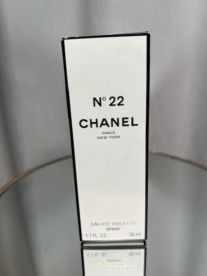 Chanel n. 22 edt 50 ml vintage 1990. Pieno/mai usato. Ottimo