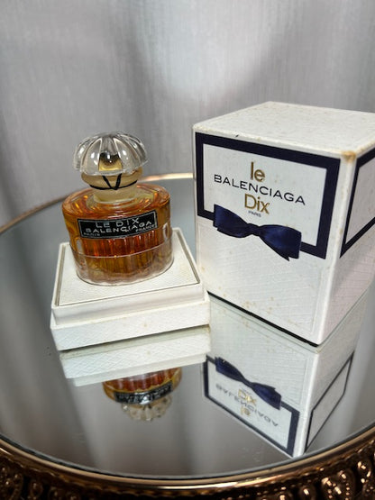 Le Dix Balenciaga extrait 14 ml, vintage 1970. Sealed bottle