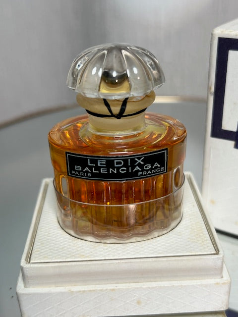 Le Dix Balenciaga extrait 14 ml, vintage 1970. Sealed bottle